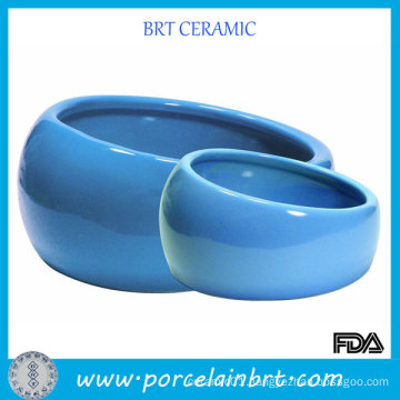 Easy to Drink Blue Pet Water Bowl for Dog